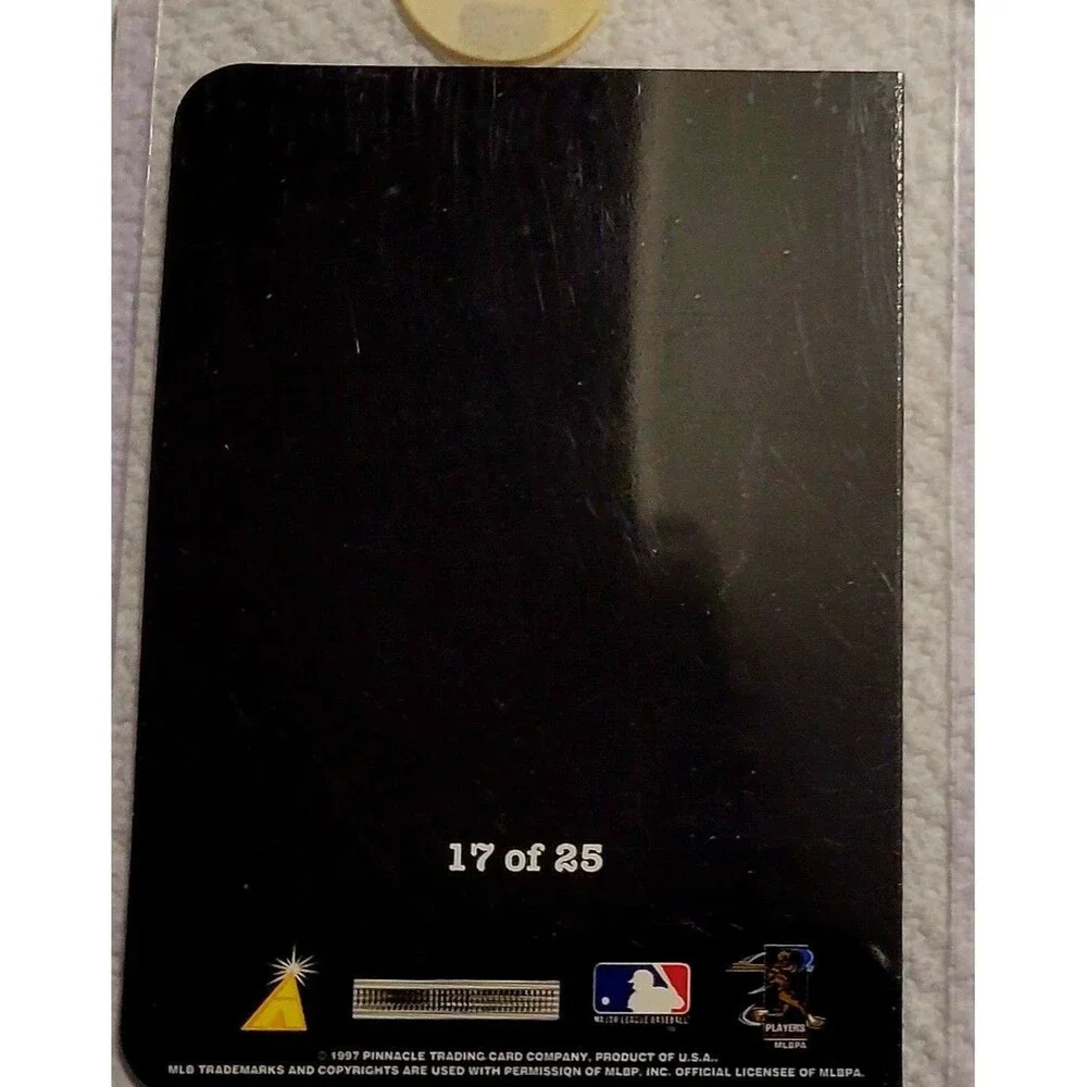 MLB COLLECTOR'S PINNACLE 1997 RAUL MONDESI #17 OF 25 PASSPORT TO THE MAJORS!!